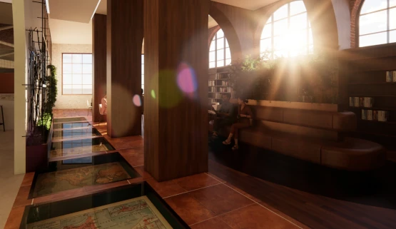 Wayfinder Archive interior